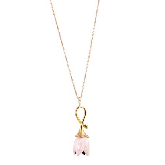 Alexis Bittar Jewelry - ALEXIS BITTAR • Pink Tulip Lucite Long Necklace